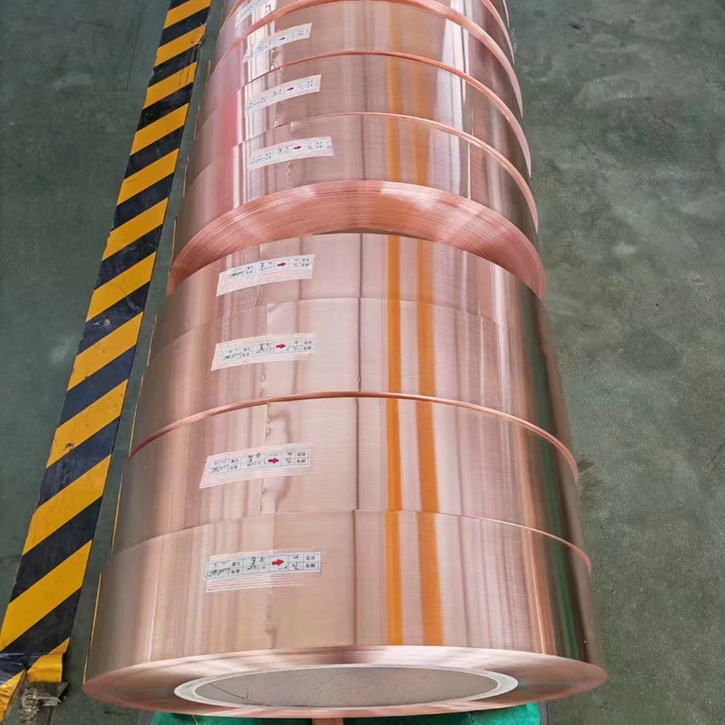 Black Backed Coated 0.1mm Copper Foil for Battery